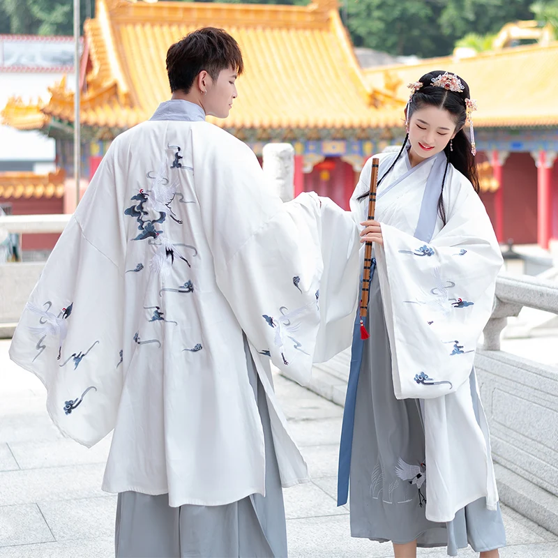 Оригинальная парная одежда Hanfu в старинном китайском стиле унисекс шивальная