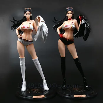 

32CM Anime ONE PIECE Miss Allsunday Fashion Trend Nico Robin Straw Hat Pirates PVC Action Collectible Model Statue Toy R140