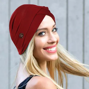 

Bucket Hat Cap Women Cap Outdoor Protective Hat With Buttons Hat Face Holder Wearing Protect Ears Head Wrap hats for women 2020