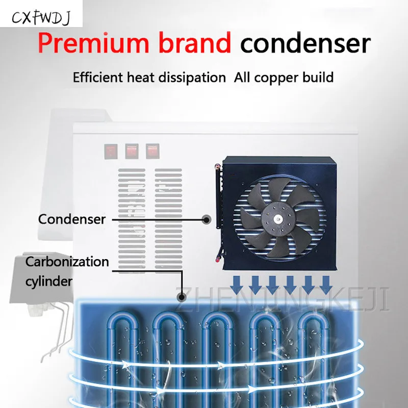 Beverage Machine Commercial Hot And Cold Cola Cold Drink Machine Sprite Carbonic Acid Beverage Machine Three Valve Cola Machine