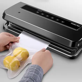 

220V 120W Electric Vacuum Sealer Packaging Machine For Home Kitchen Vacuum Food Sealing