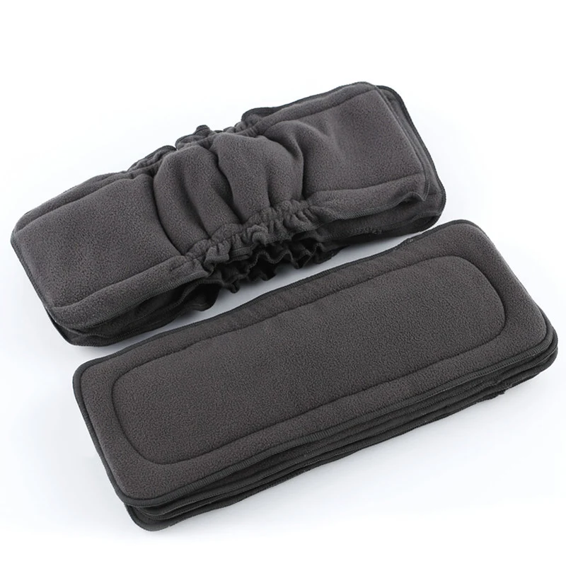 [Simfamily 10PC reutilizables inserto de carbón de bambú pañal de tela para bebé Mat pañales inserciones cambiando camisas 4 capa cada insertar venta al por mayor