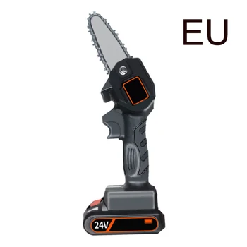 

24V 550W Mini Pruning One-handed Chainsaw Electric Chain Saw With Battery Charger Set Rechargeable Woodworking Garden Tool EU