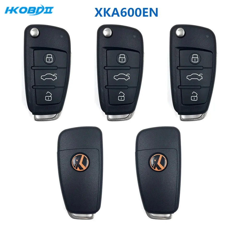 HKOBDII Xhose VVDI провод XK XKA600EN 3 кнопки Универсальный VVDI2 Автомобильный ключ