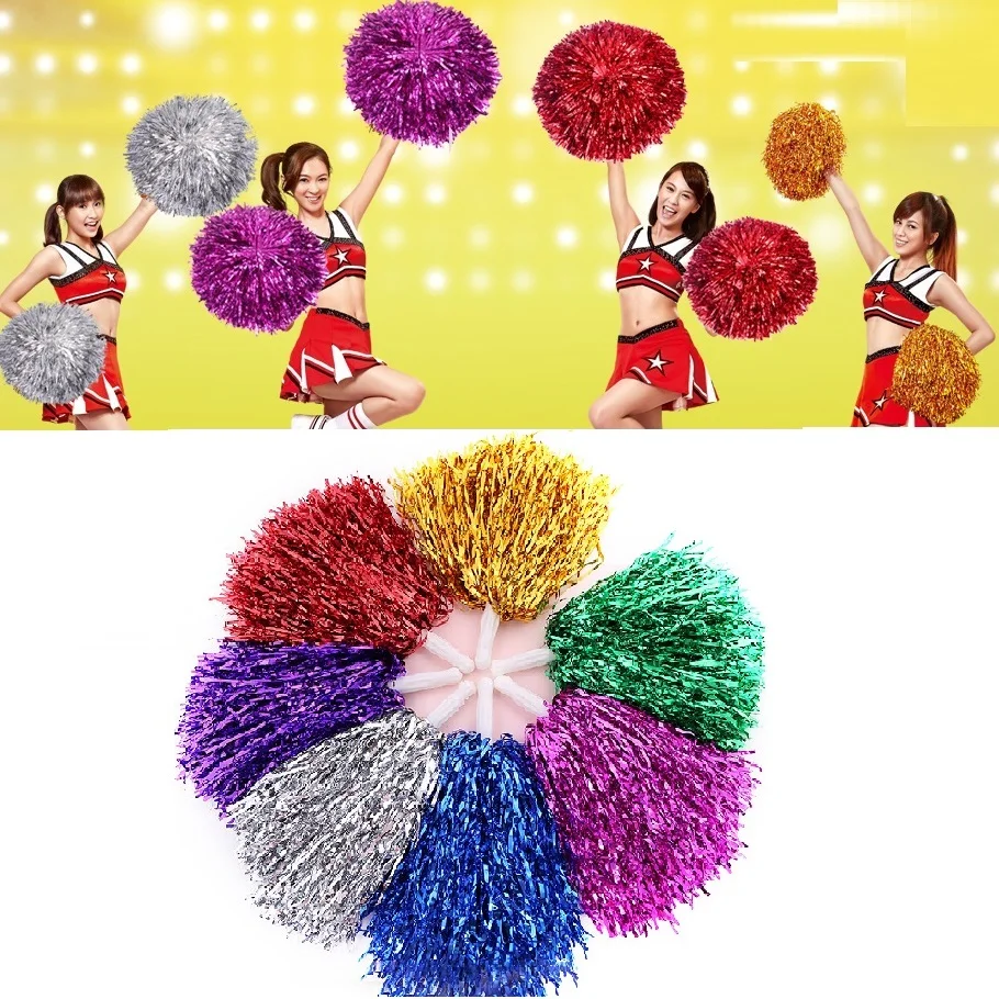 Помпоны для игр помпоны взрослых чарлидинга подростков вокального концерта