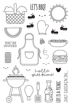 

Transparent metal Clear stamp and cutting dies DIY Silicone Seals Scrapbooking /Card Making/Photo Album Decoration