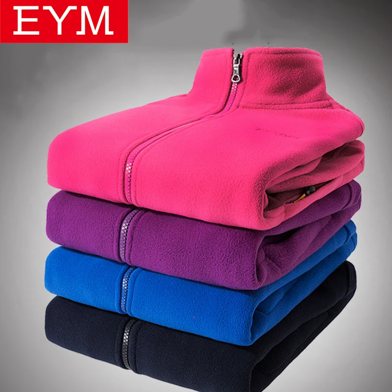 Billige 2019 neue Ankunft Herbst Winter Frauen Fleece Sweatshirts Langarm Lauf Stil Einfarbig Warme Mantel Weibliche Zip up Kleidung