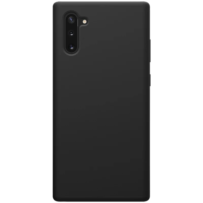 Черный Для samsung Galaxy Note 10 чехол Nillkin Flex Pure роскошный силиконовый мягкий сенсорный чехол для samsung Note 10 5G Nilkin чехол для телефона - Цвет: Черный