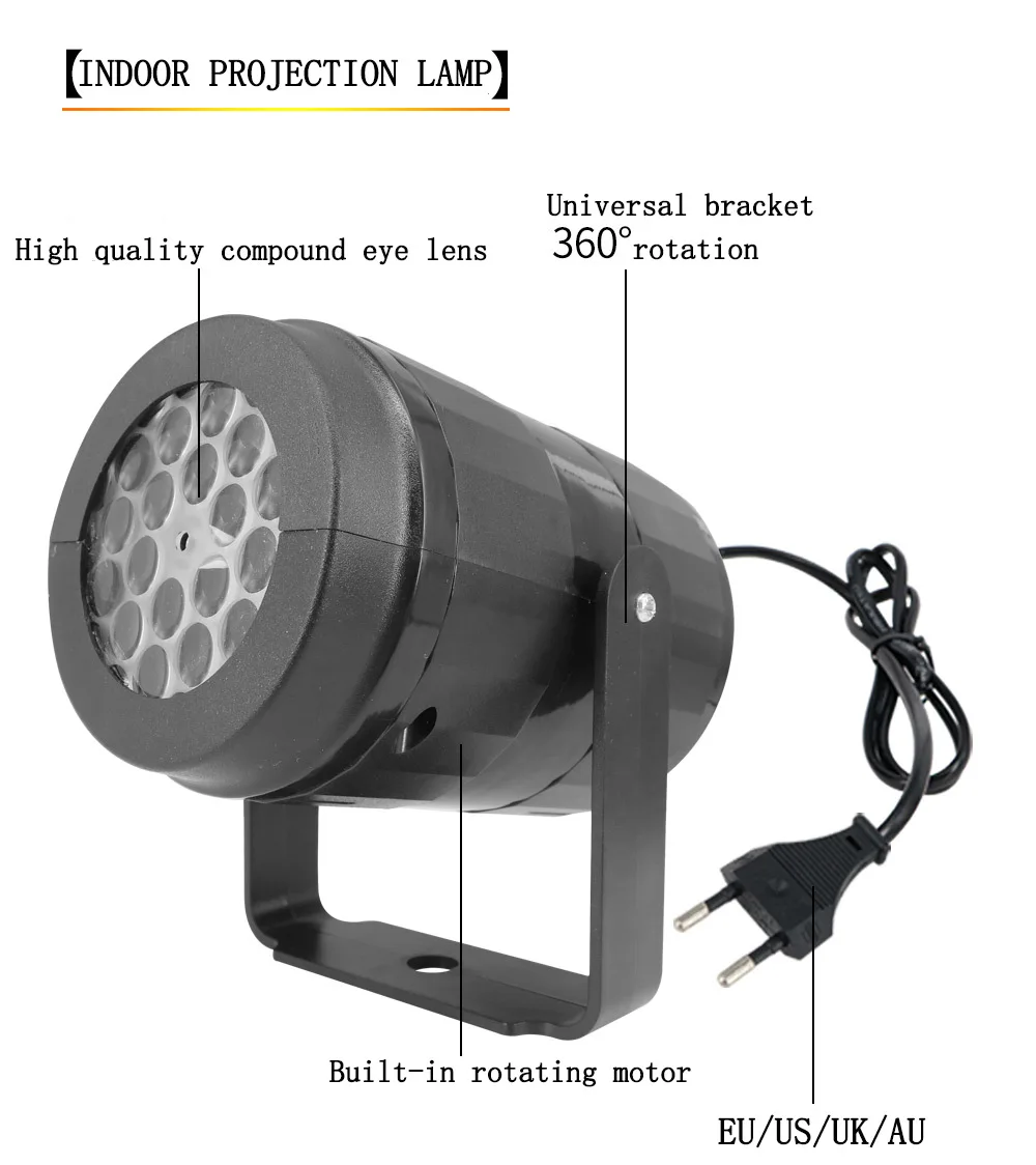 2022 Christmas Laser Projector 16 Patterns Automatic Rotating Led Outdoor Lights New Year Stage Par Party Decoration Projector|Holiday Lighting| - Aliexpress