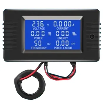 

Power Meter Accurate Voltmeter Ammeter kWh Watt Energy Meter Voltage Current Power Digital Monitor Tester 100A Multimeter