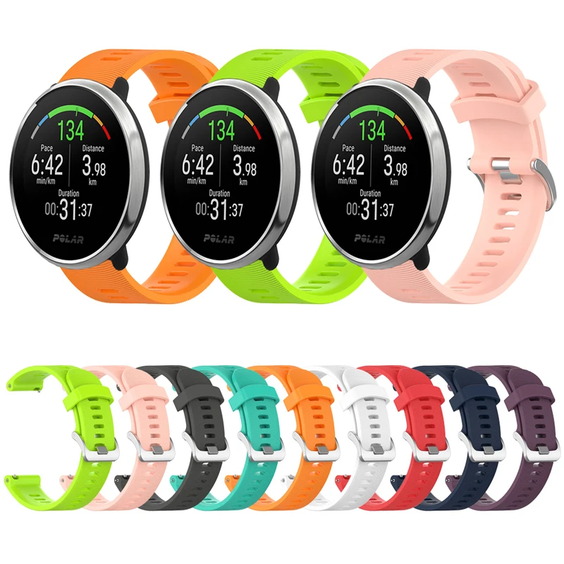 20 мм силиконовый браслет для POLAR IGNITE Garmin Venu GarminMove ремешок для часов 645 ремешок для часов/Garmin Vivoactive3 Forerunner 245