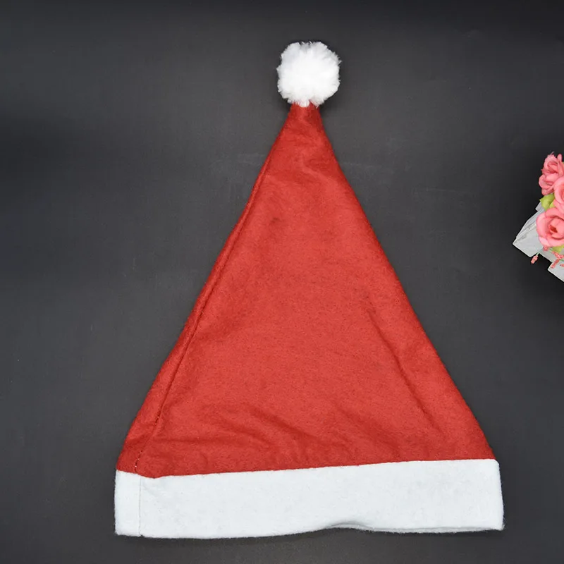 1 шт., Рождественская серия, маленький предмет, светодиодный, уличный стенд, праздничный подарок, повязка на голову, брошь, Рождественская шляпа, очки, Светящиеся Кости, орнамент - Цвет: No light hat