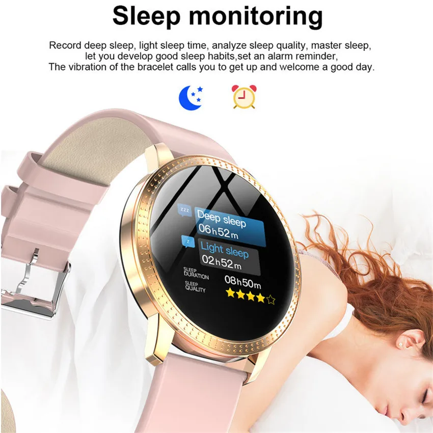 Роскошный Смарт-браслет для женщин и мужчин фитнес-трекер Smartband кровяное давление часы для IOS/Xiao mi/Honor PK mi Band 4/Fit Bit 5 Not