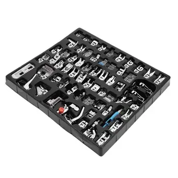 

62Pcs Mini Sewing Machine Presser Foot Feet For Brother Singer Janome Presser Feet Braiding Blind Stitch Darning Accessories