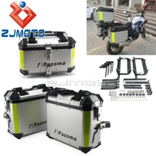 For BMW R1200 GS LC ADV F700GS F800GS F650GS G310GS 650 Moto Aluminum Rear Top Case + Side Box Rack Luggage Panniers Saddle Bag