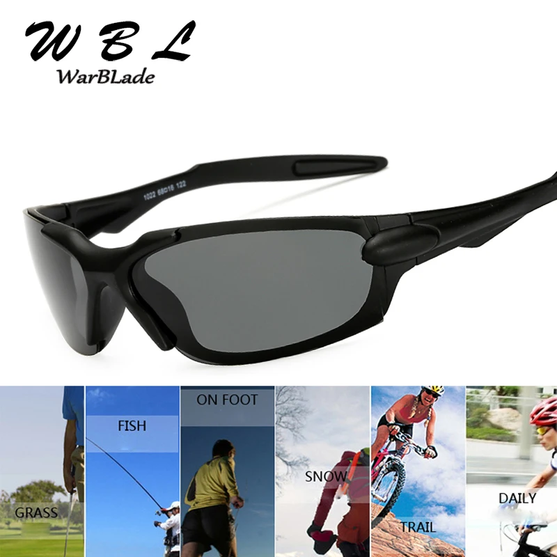 

Солнцезащитные очки WarBLade поляризационные UV400 для мужчин, для вождения и спорта, брендовые, 2019
