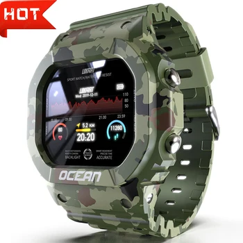 

Ocean Smart Watch Men Fitness Tracker Blood Pressure Message Push Heart Rate Monitor Clock Smartwatch Ip68 Waterproof
