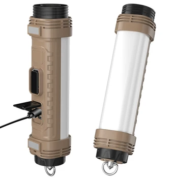 

21W COB T6 LED Emergency Flashlight Type C Fast Charging Hunting Torch Magnet Work Light 8Modes Camping Lantern SOS Strobe Alarm
