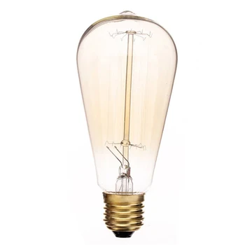 

E27 60W ST64 Screw Vintage Retro Light Bulb Incandescent Edison old fashioned Style Squirrel Cage 110V/220V DNJ998