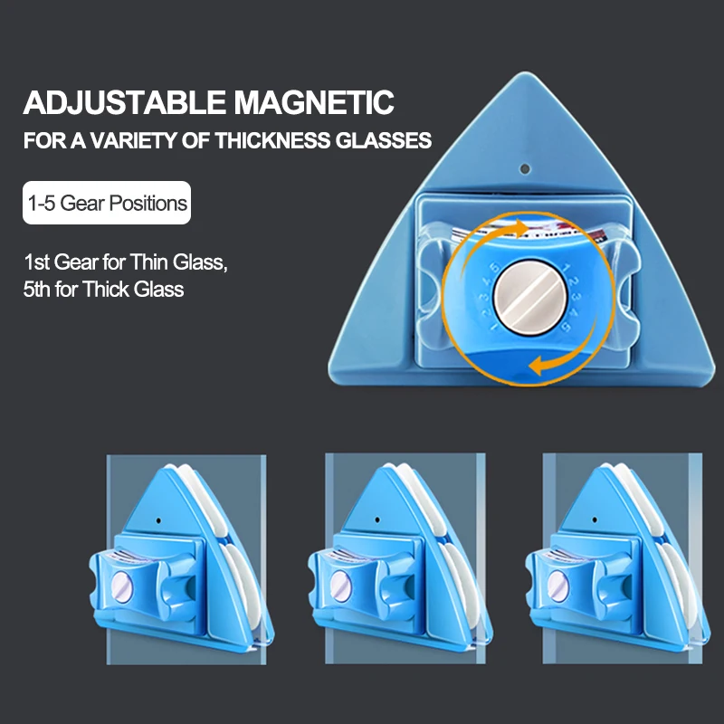 Магнитный очиститель стекла тряпка-щетка для чистки регулируемые инструменты для чистки окон для стекла 4-22 мм/4-28 мм/4-32 мм