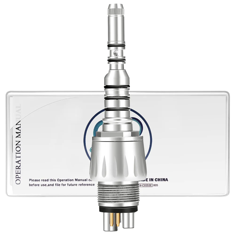 

Dental spare parts AI-KCL6 quick couplings LED 6 holes KV type connection handpiece accessories for dentistry tools