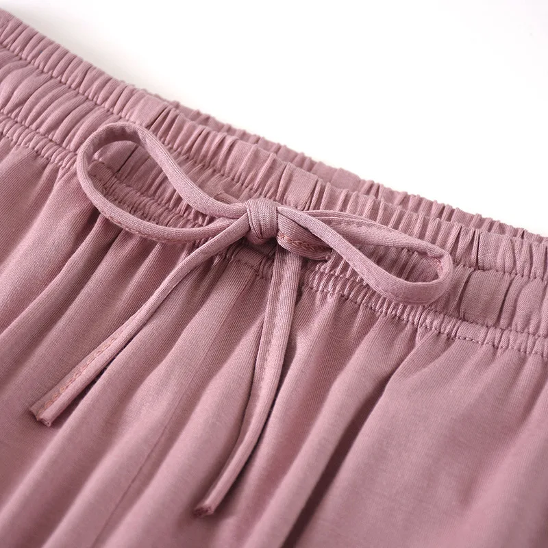 Modal Ladies Pajamas Pants Summer Nightwear Nighty Trousers Sleepwear Pyjama Bottoms Women Lounge Pant Plus Size M-XXL_ecoleips.com