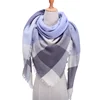 2022 new winter women scarf soft thick neck rings fashion plaid cashmere shawls wraps lady pashmina bandana blanket foulard ► Photo 1/6