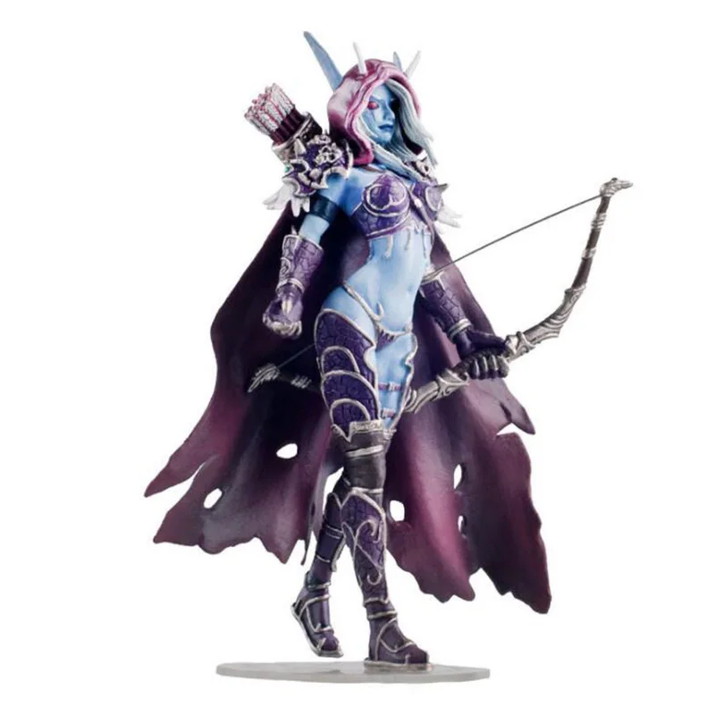 17 см WOW Аниме Фигурка Sylvanas Windrunner стрельба из лука королева ПВХ статическая модель