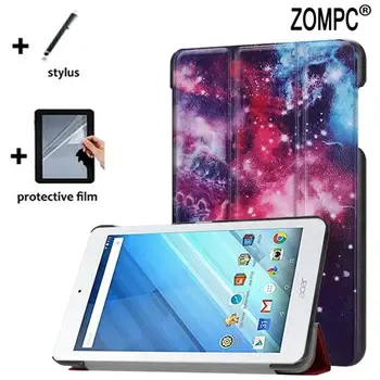 

3in1 Utra Slim Luxury Folio Stand Lightweight Leather Case Cover +1x Fillm +1x Stylus For Acer Iconia Tab One 8 B1-860 B1-870 8"