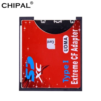 

CHIPAL SD to CF Card Adapter Cardreader SDHC SDXC to Standard Compact Flash Type I Card Converter UDMA Card Reader