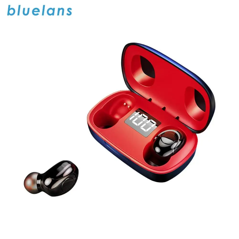 

S9 TWS Mini In-Ear 5.0 Bluetooth Earphone HiFi Wireless Headset Sports Earbuds Handsfree Stereo Sound Earphones for iOS Android