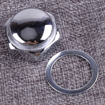 

DWCX Metal Motorcycle Steering Stem Washer Nut Silver Fit for Honda XL100 XL70 XL75 XL80 XR100 XR70 XR75 XR80 Z50A Z50R