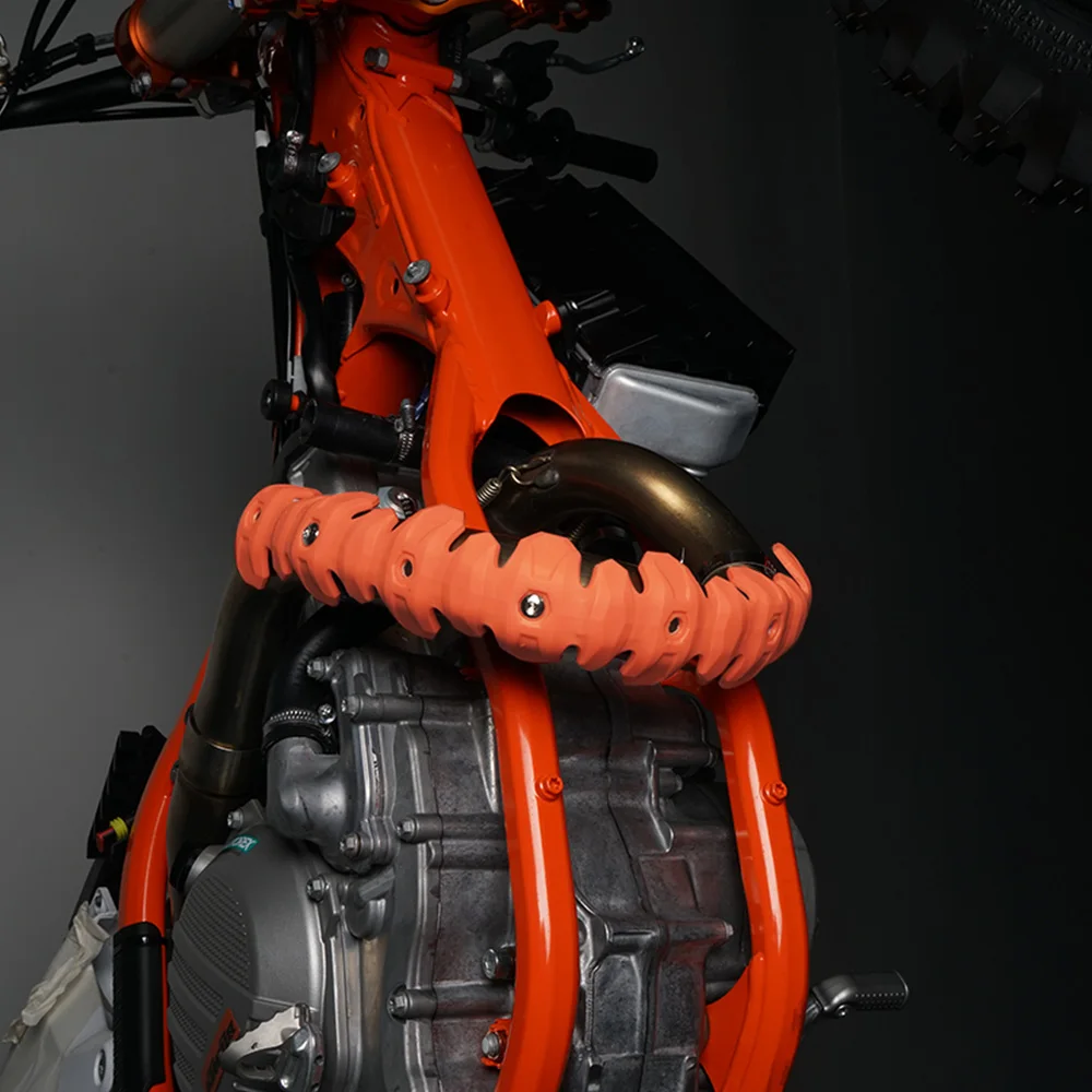 4 Stroke Exhaust Pipe Guard Protector Cover For Husqvarna FC FE 250 350 450 501 For KTM HUSABERG SHERCO YAMAHA HONDA BETA SUZUKI