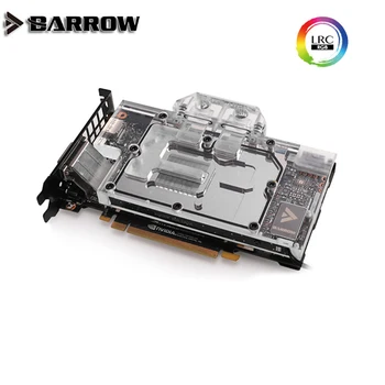 

Barrow Full coverage GPU Block For VGA Founder Edition INNO3D NVIDIA RTX2070 2060/EVGA RTX 2060, 5V ARGB AURA SYNC BS-NVG2070-PA