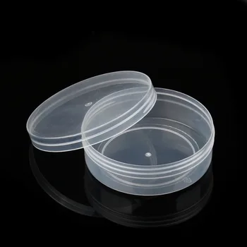 

Round Carrying Cases White Jewelry Storage Boxes Organizer & Packaging for Rings Beads Jewelry Tool Box