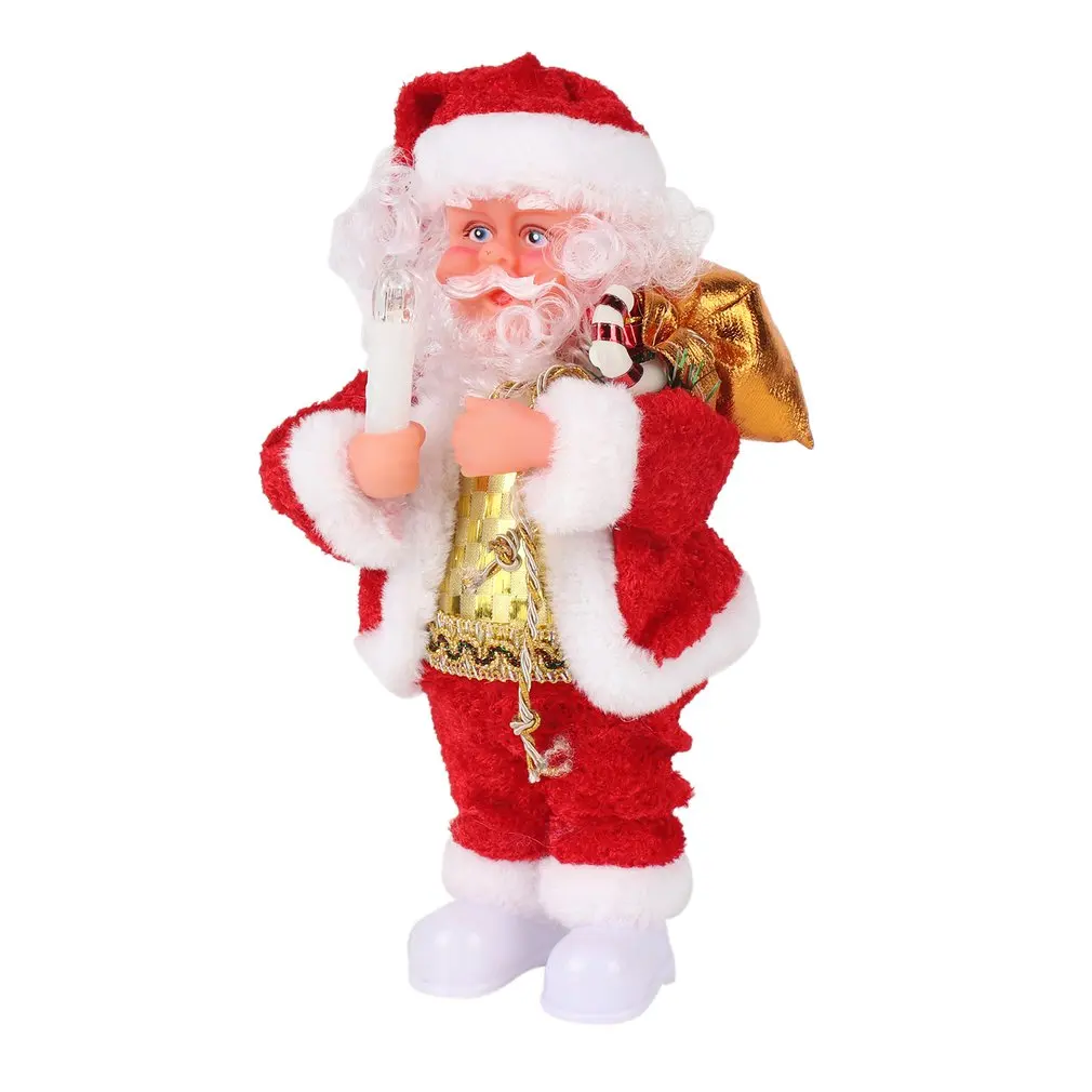 

New electric Santa Claus creative music doll Lantern Santa Claus toy ornaments Christmas decorations