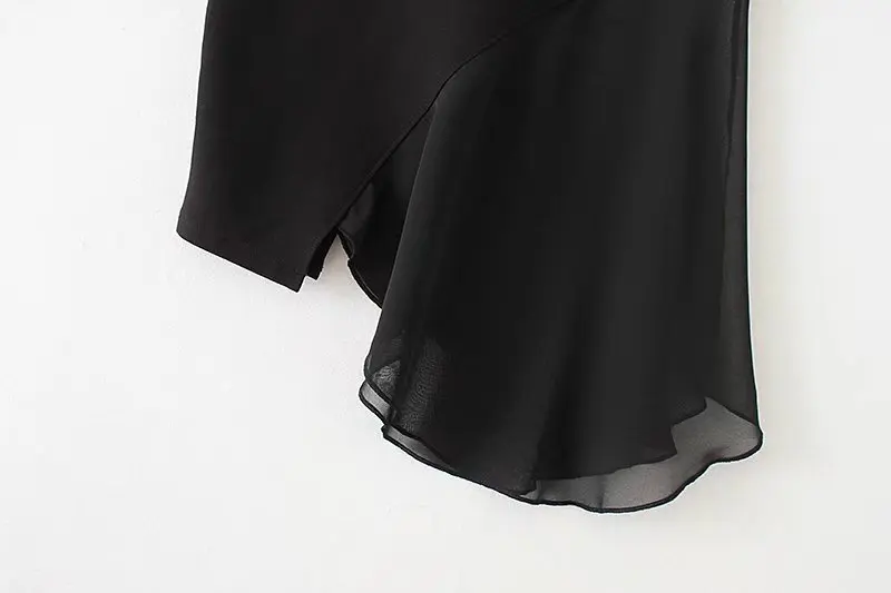 Женское платье в западном стиле шифоновое соединение стандартная юбка женская C309