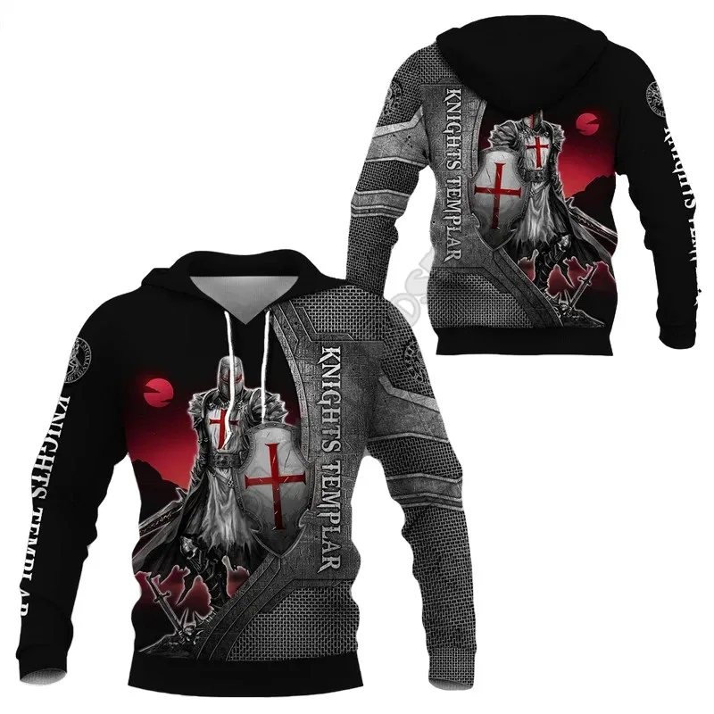 Knight Templar hoodie 3D Printed Hoodies Fashion Pullover Men For Women Sweatshirts Sweater Cosplay Costumes 06