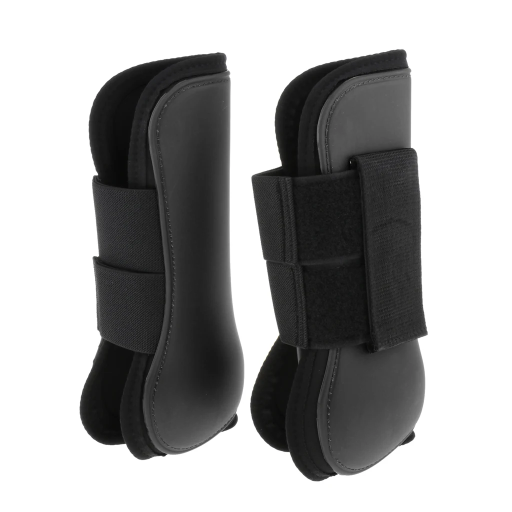 1 Pair Horse Leg Boots Hind or Front Leg Protect Wraps Horse Travel Boots Leg Protection WRAP Equestrian Equipment 2