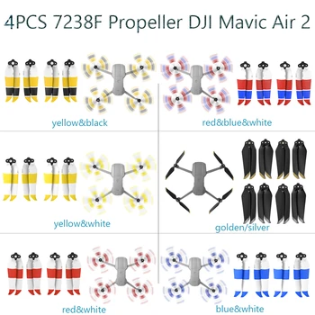 

2PCS/4PCS Mavic Air 2 Propellers 7238F for DJI Mavic Air 2 Drone Replacement Propellers Foldable Quick Release Accessories