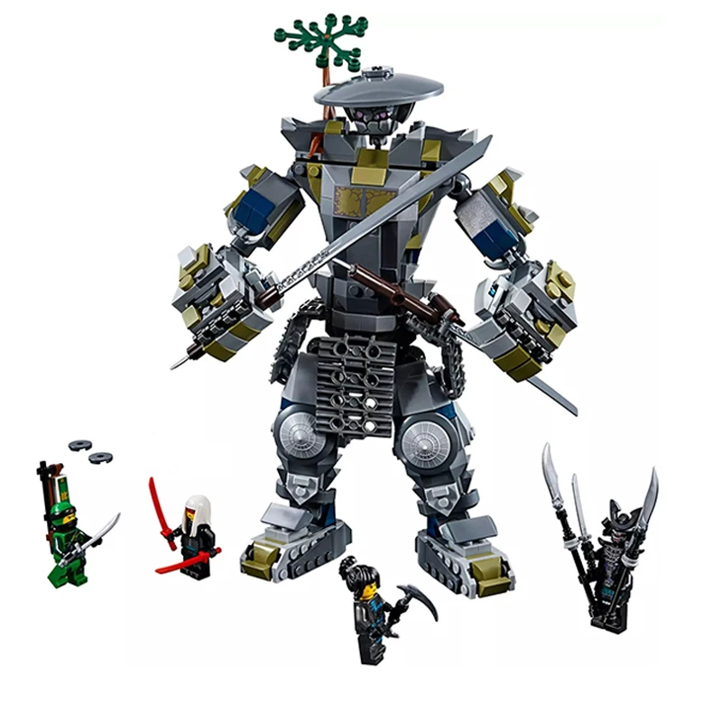 Конструкторы серии ниндзя 70658 Masters of Spinjitzu Oni Titan, наборы моделей, кирпичи, Классические 06084 для детей, игрушки в подарок