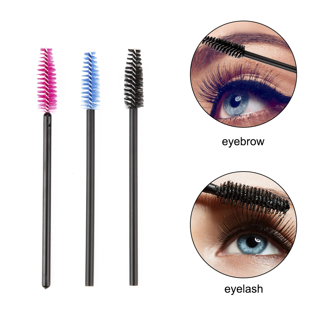 

Eyelash Extension Disposable Eyebrow Brush Mascara Wand Applicator Spoolers Make Up Eye Lashes Cosmetic Brushes Set Makeup Tools