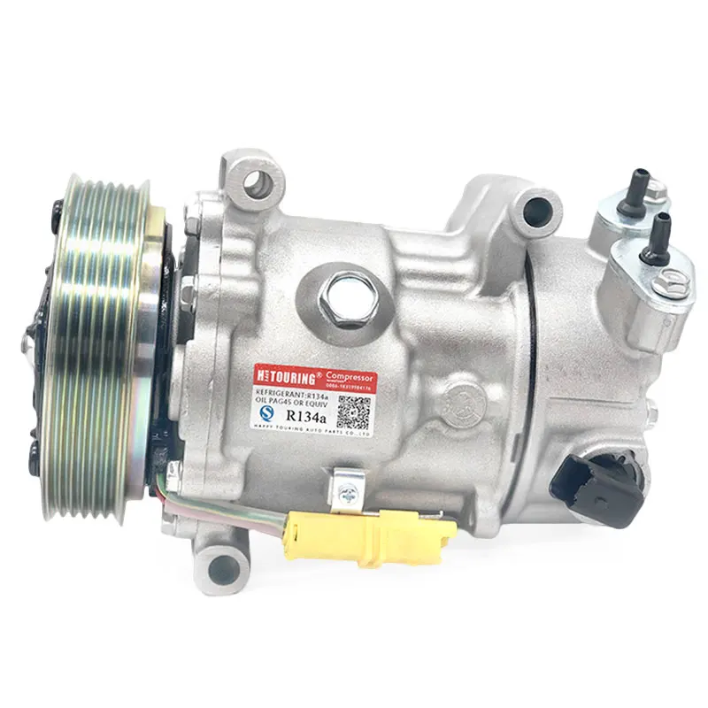 Компрессор переменного тока для Peugeot 207 307 408 Citroen C2 C4 SANDEN SD6C12 1363F 1367F 1355 1351F 1367 1364F | Отзывы и видеообзор