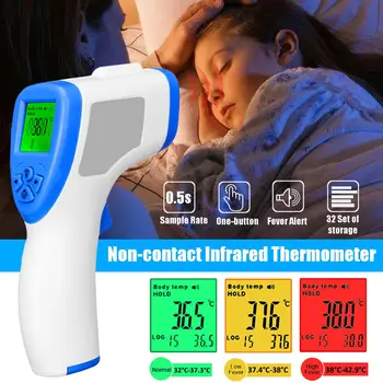 

4Type Muti-fuction Digital Termomete Infrared Forehead Body Thermometer Guns Non-contact Temperature Measurement in stock