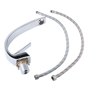 

Bathroom Faucets 360 Degree Swivel Easy Wash Single Handle Faucet for Basin Sink Electroplate Brass Kitchen Faucet
