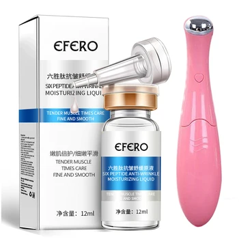 

Hyaluronic Acid Moisturizer Face Cream Green Tea Oil Contorl Peptide Anti Aging Whitening Face Serum Dark Circle Eye Massager