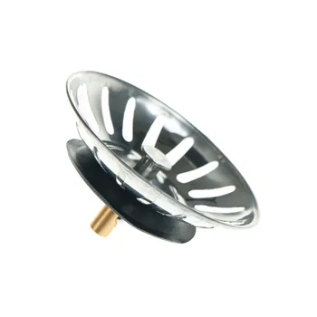 

Stainless Steel Sink Drain Mesh Stopper Basket Strainer Filter Waste Plug