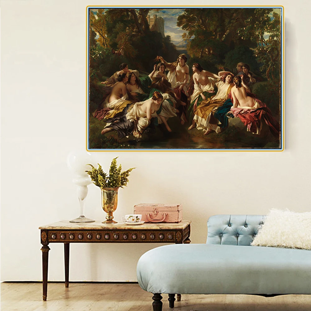 Citon Winterhalter 》 Florinda картина маслом на холсте художественный постер Настенный декор