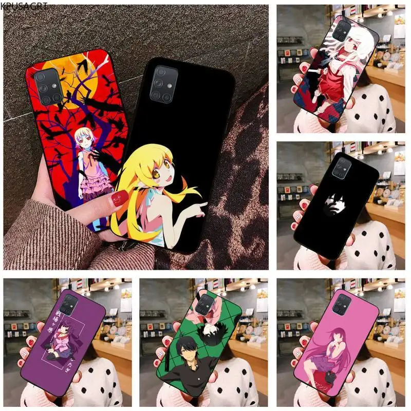 KPUSAGRT Monogatari мягкий резиновый чехол для телефона Samsung Galaxy A21S A01 A11 A31 A81 A10 A20 A30 A40 A50 A70
