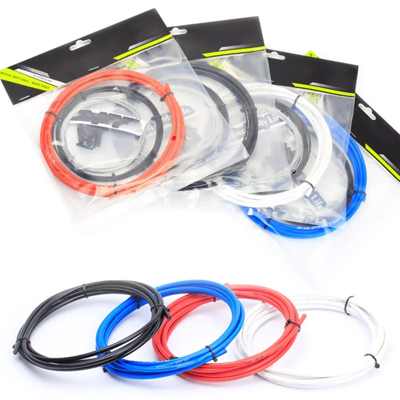 Bike Bicycle Complete Front /& Rear Wire Gear Brake Cable Set Gear Kit Housing